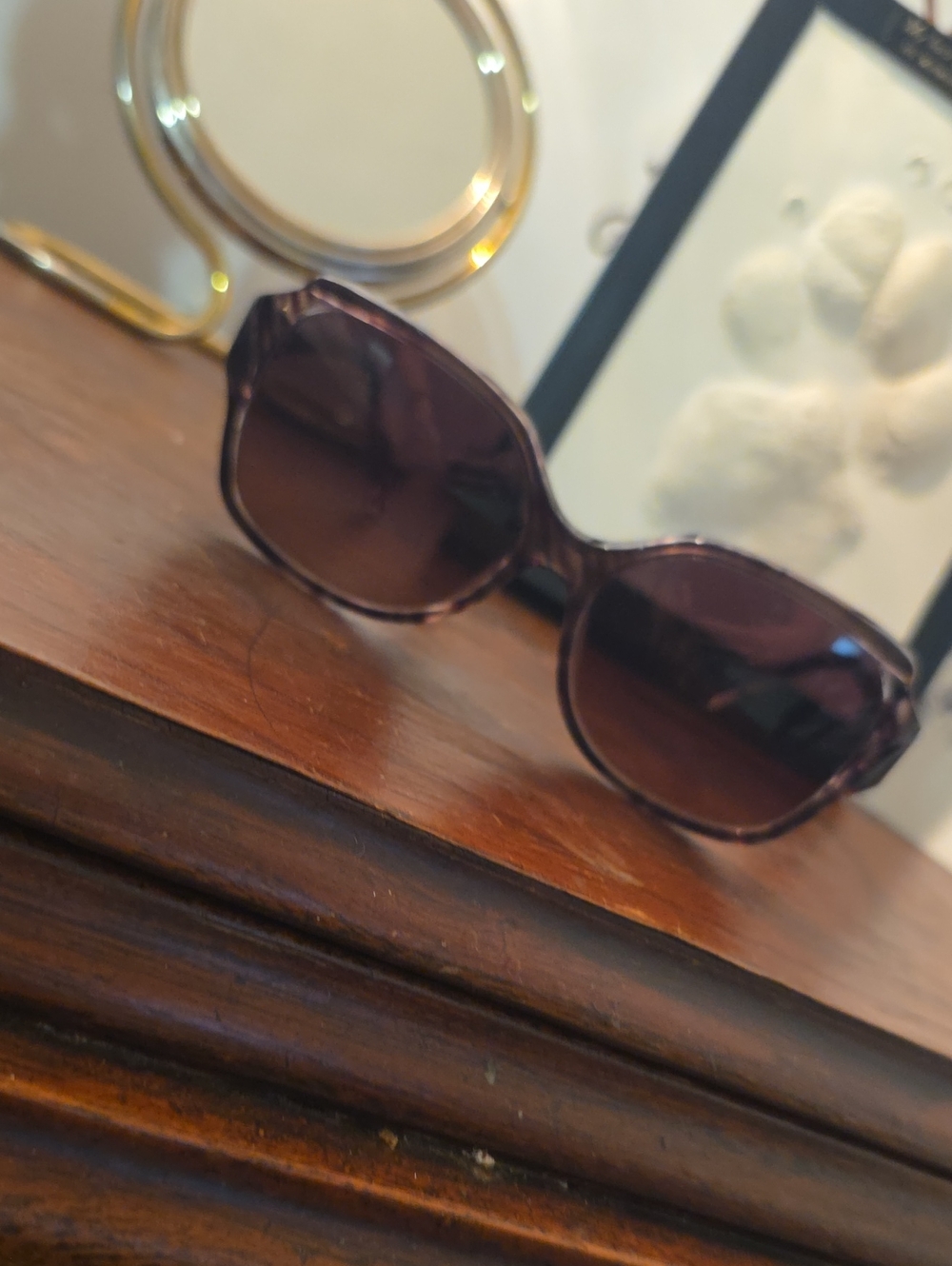 Emilio Pucci Brown Gradient Tortoise Oversized Sunglasses